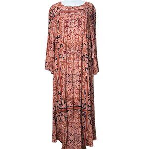 Nurture By Westbound Long Sleeve Maxi Dress Plus Size 2X New